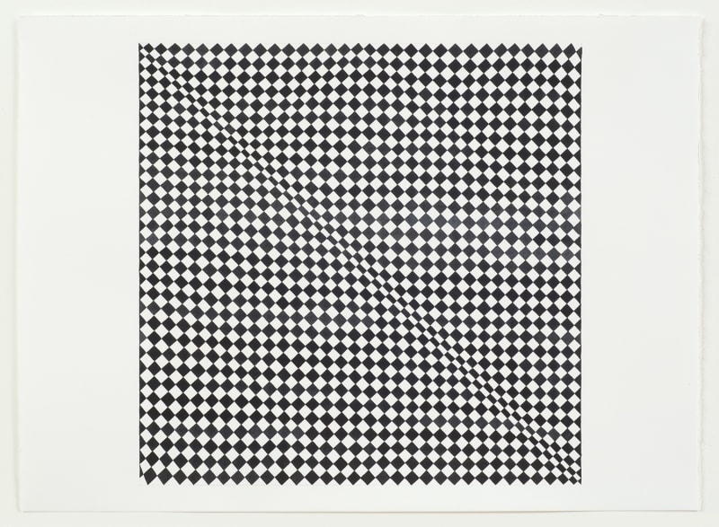 Work on paper by artist Anna Mossman