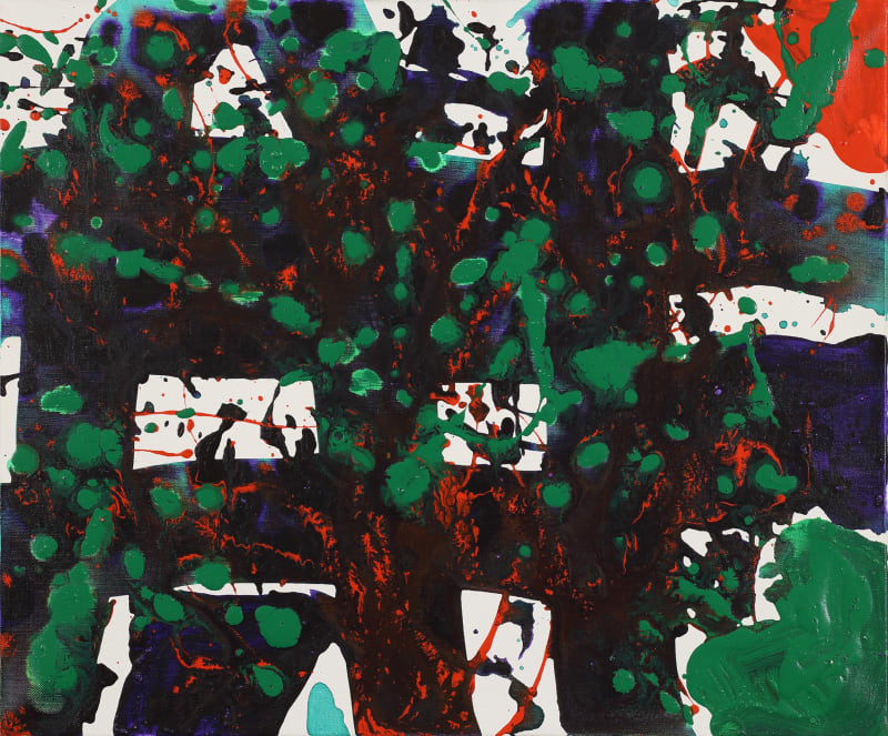 Sam Francis, Untitled (SFP94-14) (SFF.1701) (1994), Acrylic on canvas, 38.1 x 45.7 cms (15 x 18 ins)