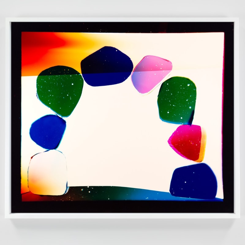 Liz Nielsen, Cosmic Toro, 2020, analog chromogenic photogram on Fujiflex, 24 x 27.5 in. (61 x 70 cm)
