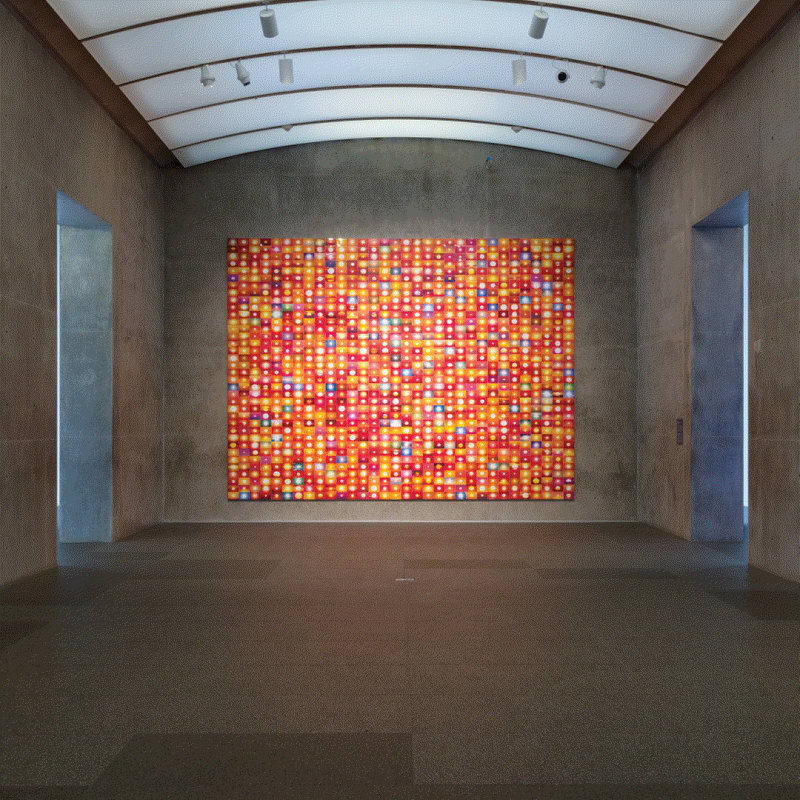 Penelope Umbrico 48,586,054 Suns from Sunsets from Flickr (Partial), 2020 Courtesy of the Modern Art Museum of Fort Worth. Photography by Kevin Todora.