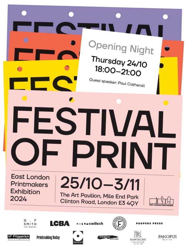 Festival of Print by East London Printmakers, The Art Pavilion, Mile End Park