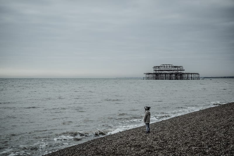 Bjanka Kadic Girl and Sea, 2022 C-type print 50 x 76 cm Limited Edition of 5