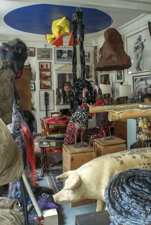 View of the sitting room in the apartment of Jean Chatelus in 2021 © Jean Marie del Moral © Centre Pompidou ©rights reserved
