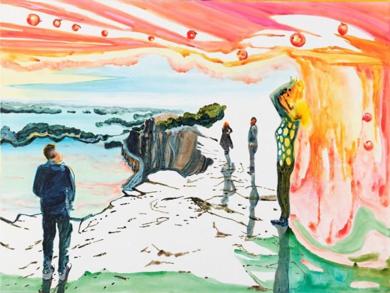 John Kørner at Oluf Høst Museum, Gudhjem (DK)