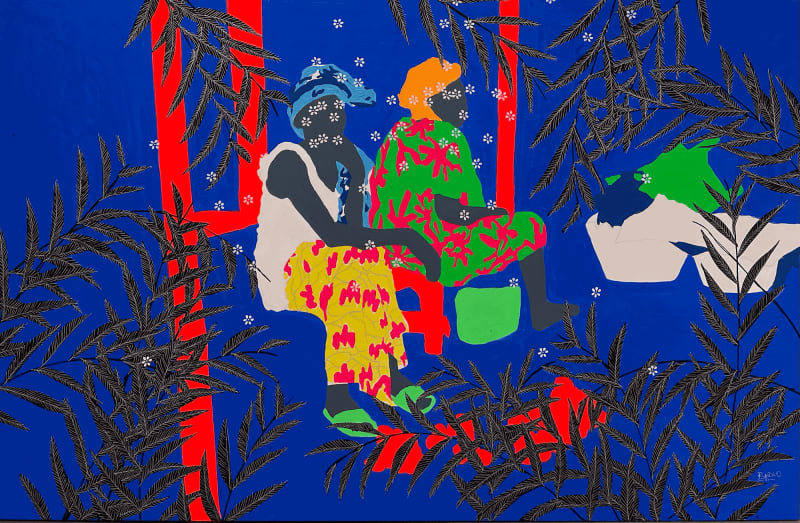 Moustapha Baidi Oumarou - Loumo Petel 1, 2021 - 130x200cm