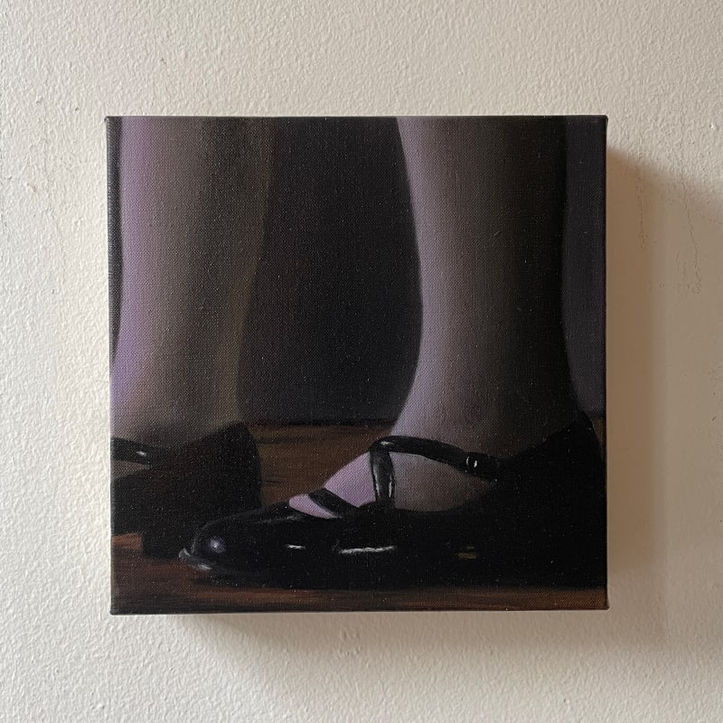 Mia Middleton, Muscle, oil on canvas, 20 x 20 cm, 2023