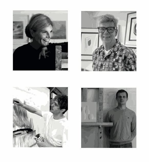 (clockwise from top left) Sarah Spencer, Brian Reinker, Gabriele Risso and Ben Lowe