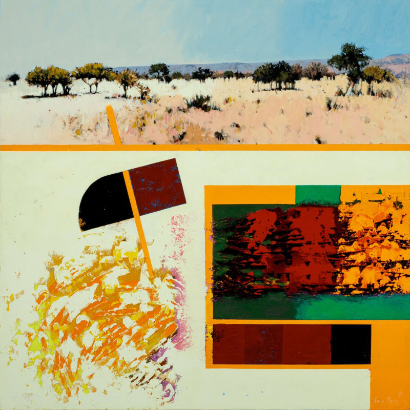 Jaco Roux Soutpansberg III Oil on canvas 49 x 49 "