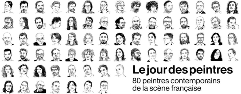 Le jour des peintres : 80 peintres contemporains de la scène française à la rencontre des visiteurs, Musée d'Orsay, Paris, France
