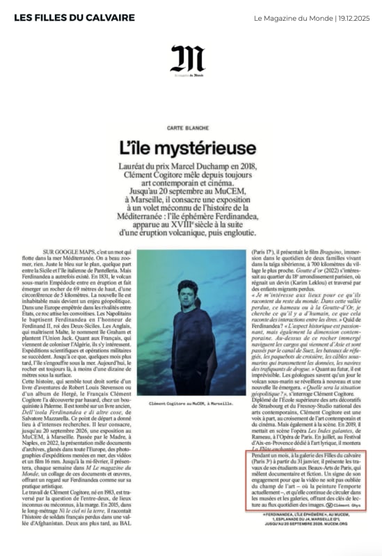 Clément Cogitore I M LE MAGAZINE DU MONDE