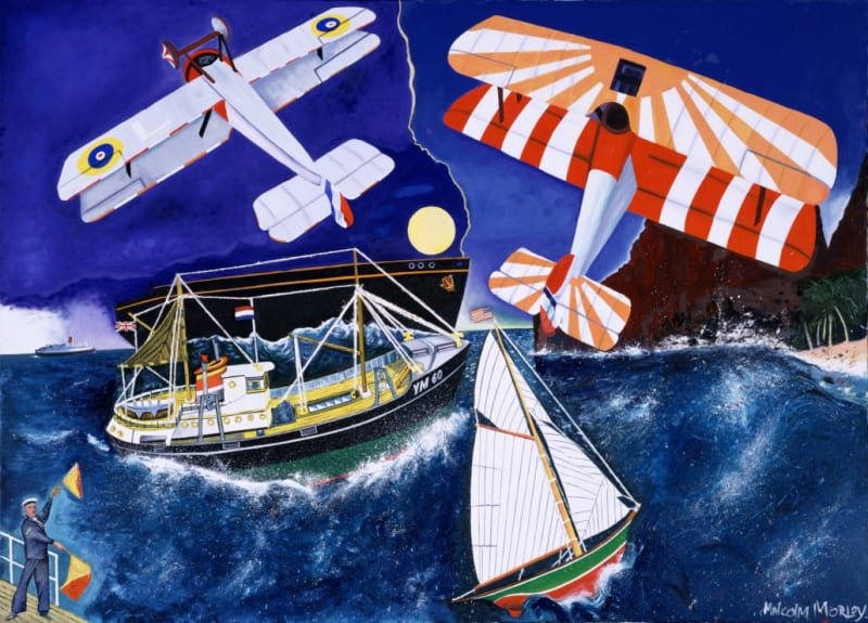 ‘Man Overboard’, 1994 by Malcolm Morley © Hall Art Foundation and the artist