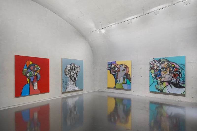 The Picture Gallery at Long Museum. Installation view. 2021 © George Condo and Long Museum