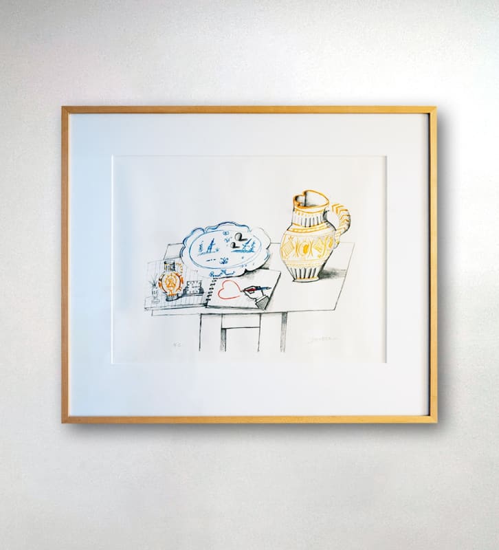 Saul Steinberg, Le Mois de Coeur / 1972