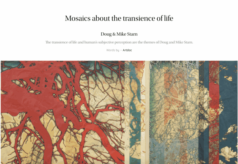 Mosaics about the transience of life | Artdoc Photography Magazine