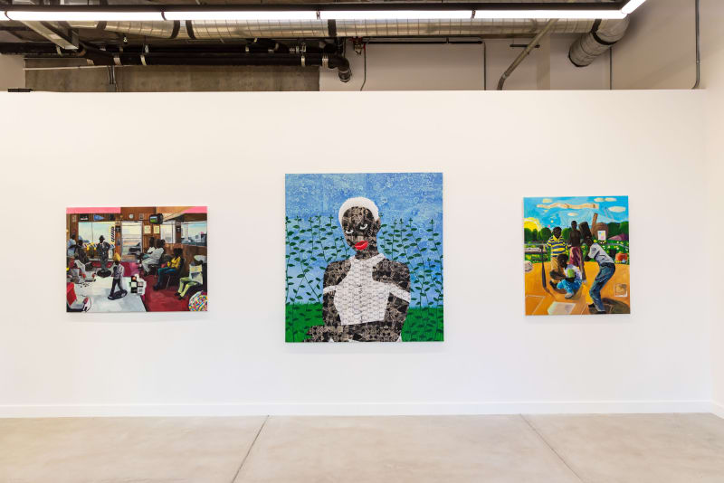 Photo of "Black as an Experience, Not as a Color" exhibition by Drew Alitzer.