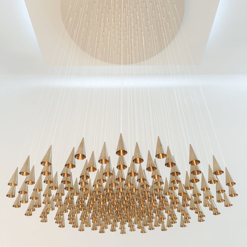 Bruce Munro, Bell Chandelier, 2013