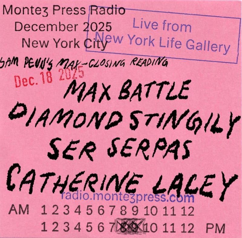 Montez Press Radio – Sam Penn Reading