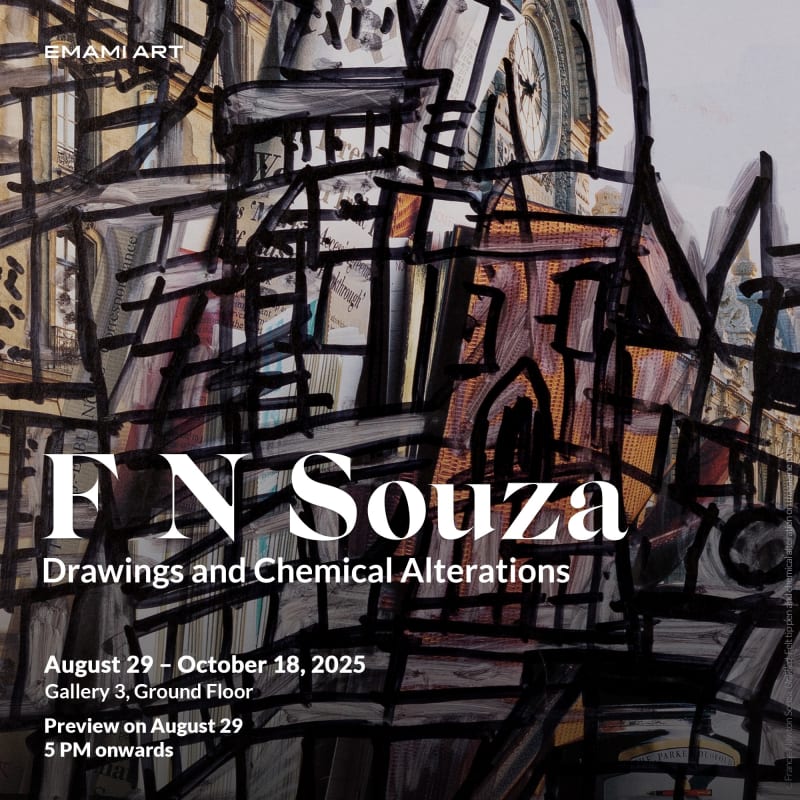 FN Souza: Drawings and Chemical Alterations , Emami Art Collection