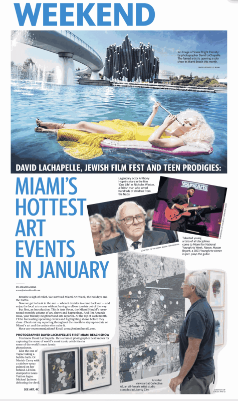 Miami's Hottest Art Events, PHOTOGRAPHER DAVID LACHAPELLE'S FIRST MIAMI BEACH SHOW