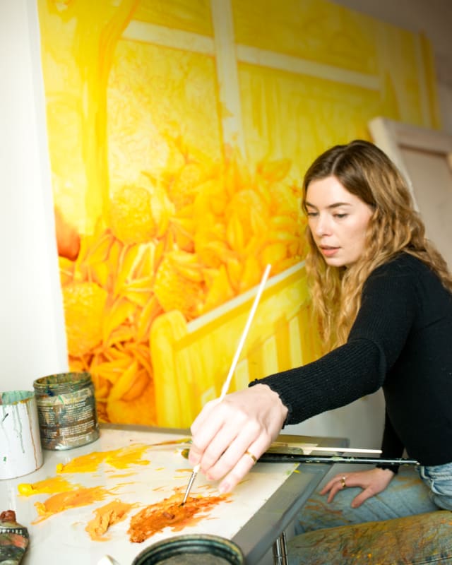 Grace Tobin in her Studio