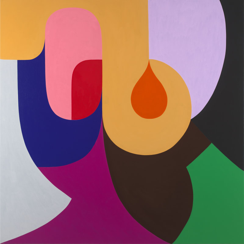 Dancer, 2023, Unique Original Signed on Reverse, Oil on Linen, 150 x 150 cm / 59 x 59 in