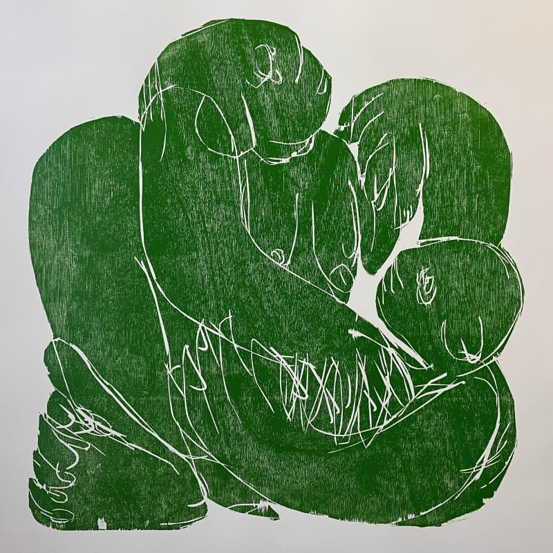 And it’s always the people / Und es sind immer die Menschen II,, 2023, Signed and Dated in Pencil, Ink on Fabriano Artistico 300gsm Paper, 76 x 72 cm, Edition of 2