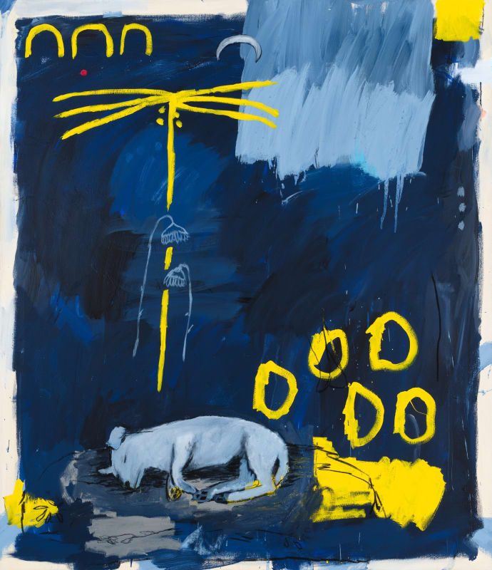 Billy Bagilhole, Rain dog, 2023, 163 x 127cm
