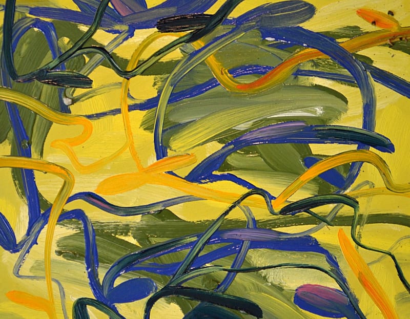 DETAIL: Hugh O'Donnell, In A Lemon Tree (2011). Oil on canvas, 11 x 14 inches