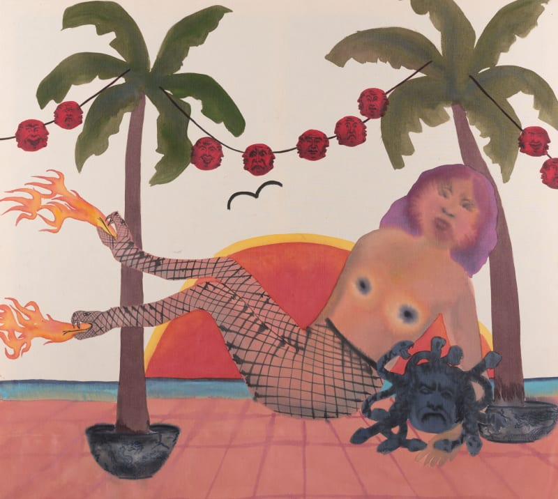 Laura Limbourg, Sweet dreams 3, 2020, 135x150cm, acrylic on canvas