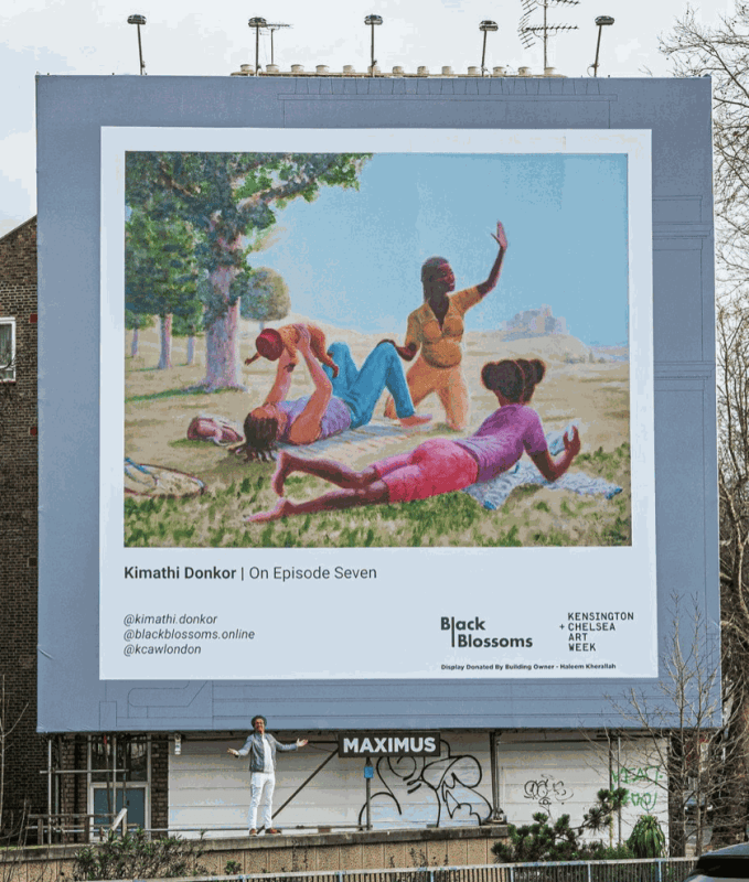 Kimathi Donkor and Black Blossoms Online