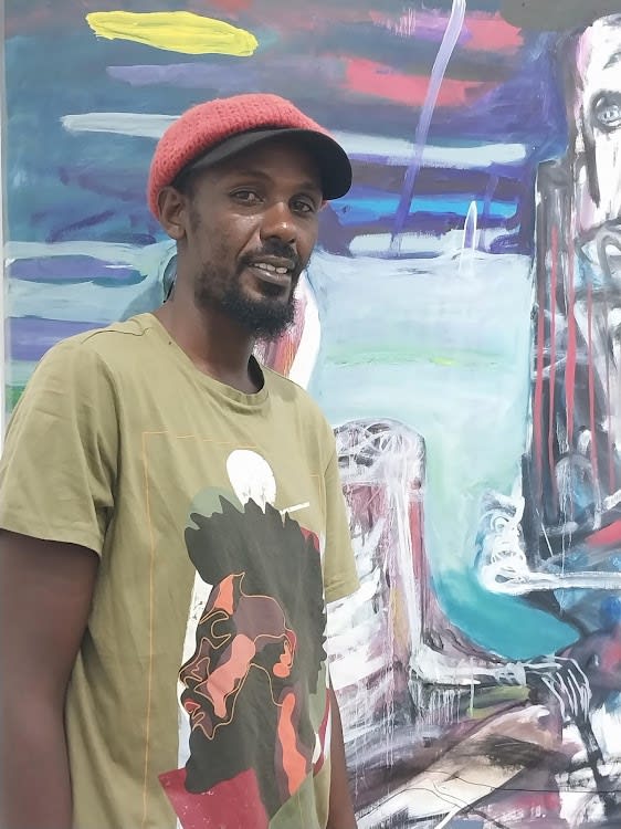 Visual artist Shabu Mwangi. Image by Kari Mutu