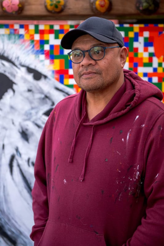 Andy Leleisi'uao, Auckland 2024. Photo: Raymond Sagapolutele.