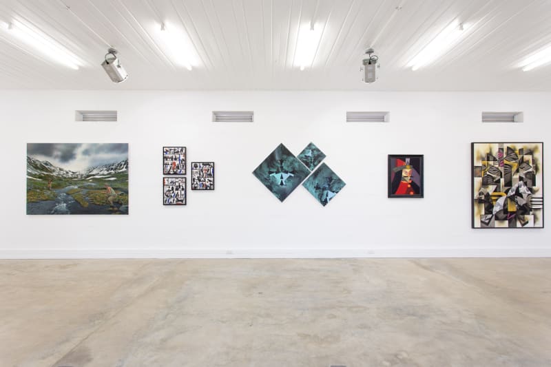 MPA1 exhibition installation image, Bergman Gallery, Rarotonga.