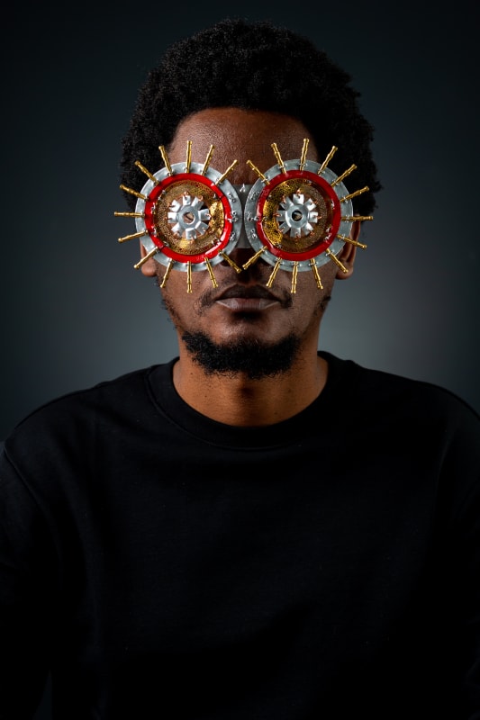 akka project, african art, continent, dubai, venice, cyrus kabiru, kenya, art dubai fair 2022, recycling