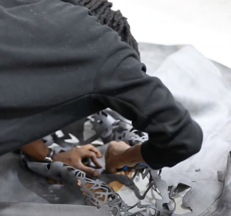 Alexandre Kyungu at El Anatsui Fellowship