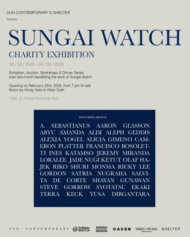 Sungai Watch Charity Exhibition, Sun Contemporary