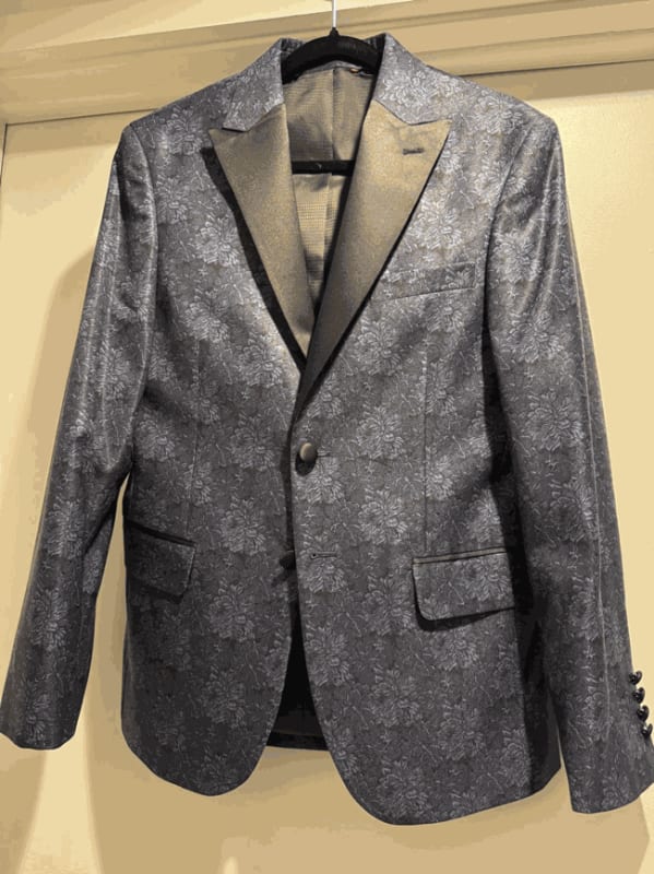 Blue Flower Print, Size 38