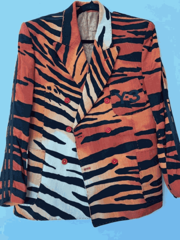 Y-3 Animal Print, Size 40