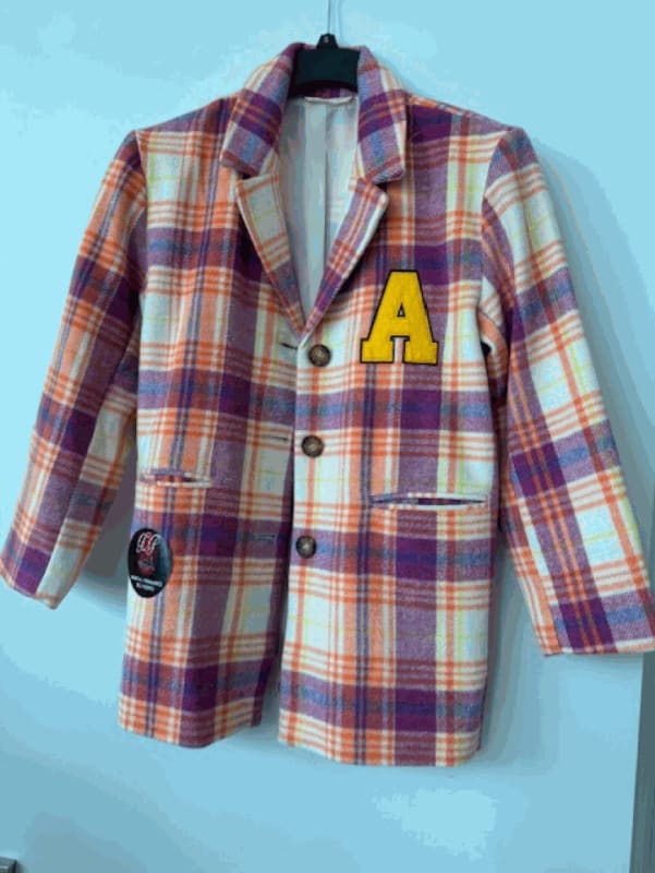 Checkered 'A' Blazer, Size M