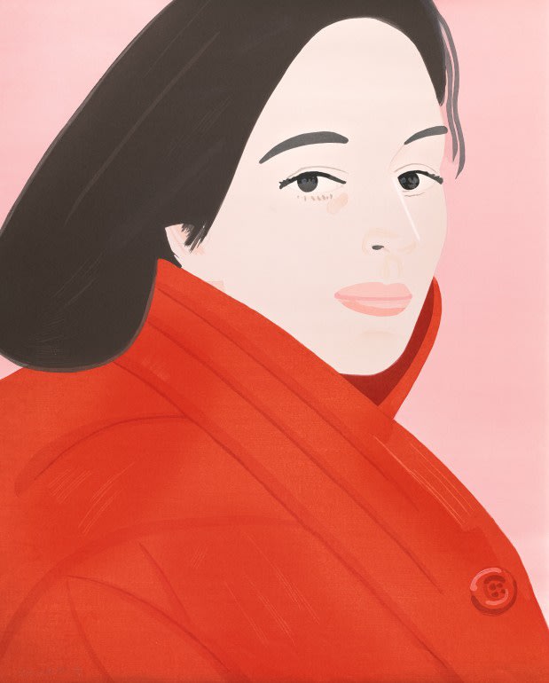 Alex Katz, Brisk Day (1990). Woodcut, 36 x 29 1/8 in. Edition of 150.