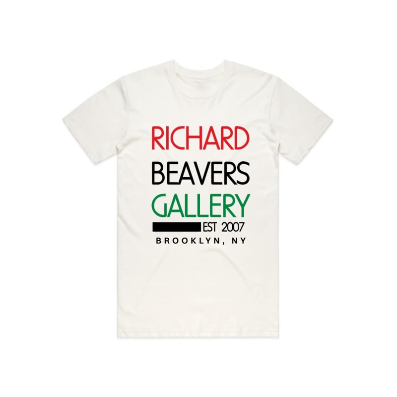 RICHARD BEAVERS GALLERY “What is Black Joy” ESTABLISHED TEE - Small, White