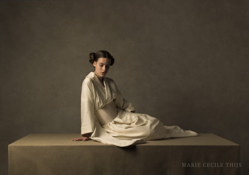 Marie Cecile Thijs: Solo Exhibition Girl in Kimono on Table