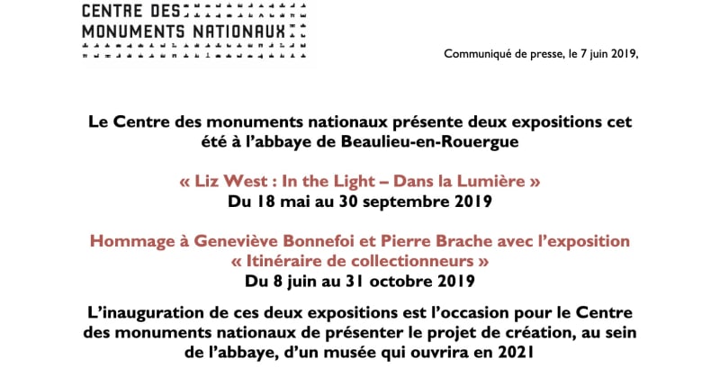 Itinéraire de Collectionneurs, Abbaye de Beaulieu-en-Rouergue, Ginals, France