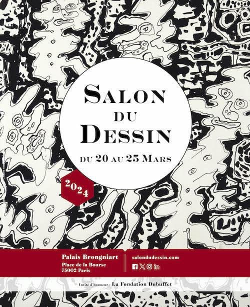 Salon du Dessin 2024 - stand Galerie Dina Vierny, Palais Brongniart, Paris