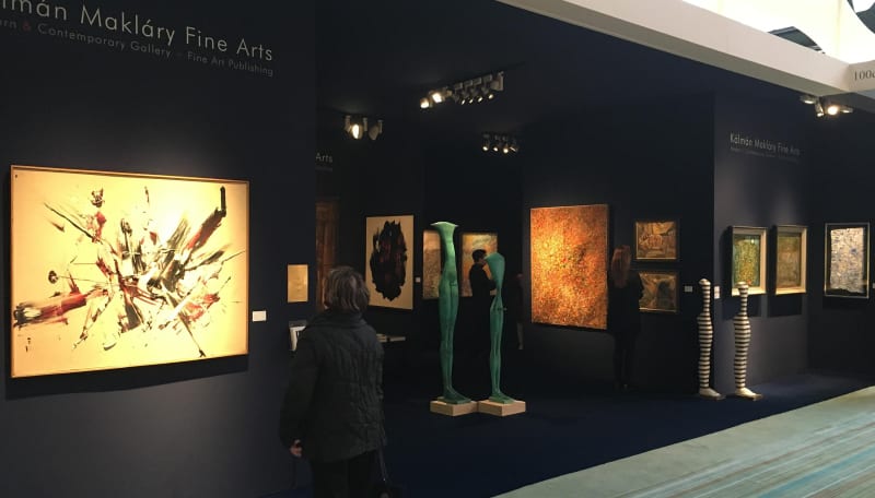 BRAFA 2018 - stand Kálmán Makláry Fine Arts, Tour & Taxis, Bruxelles
