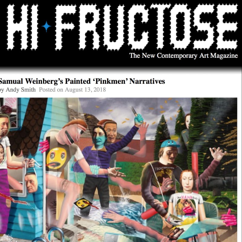 Samual Weinberg’s Painted ‘Pinkmen’ Narratives