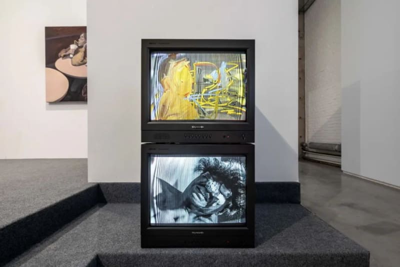 "Polyphonic Strategies: the Moving Image and Its Expanded Fields", installation view, New Century Art Foundation, Beijing, 2021