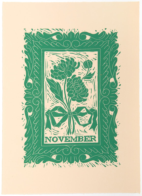 Rory Hutton: Gardening in Linocut