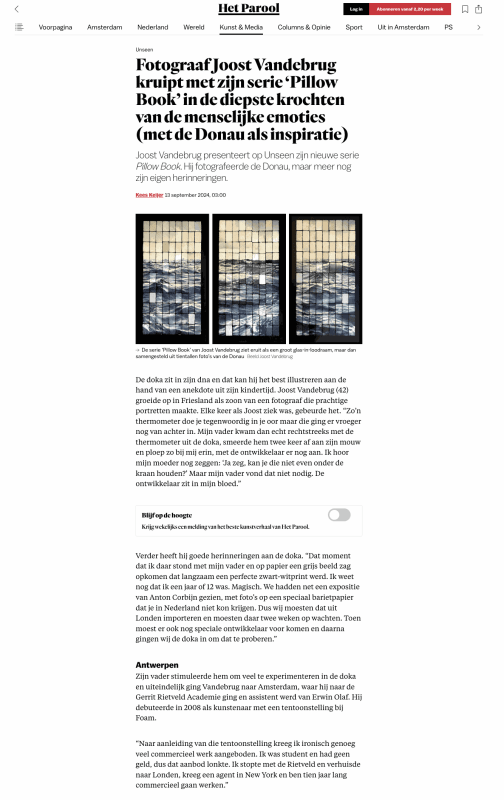 JOOST VANDEBRUG – HET PAROOL