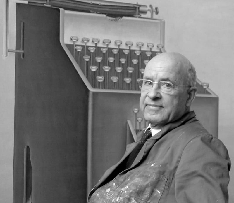 Konrad Klapheck © VG Bild-Kunst, Bonn 2023